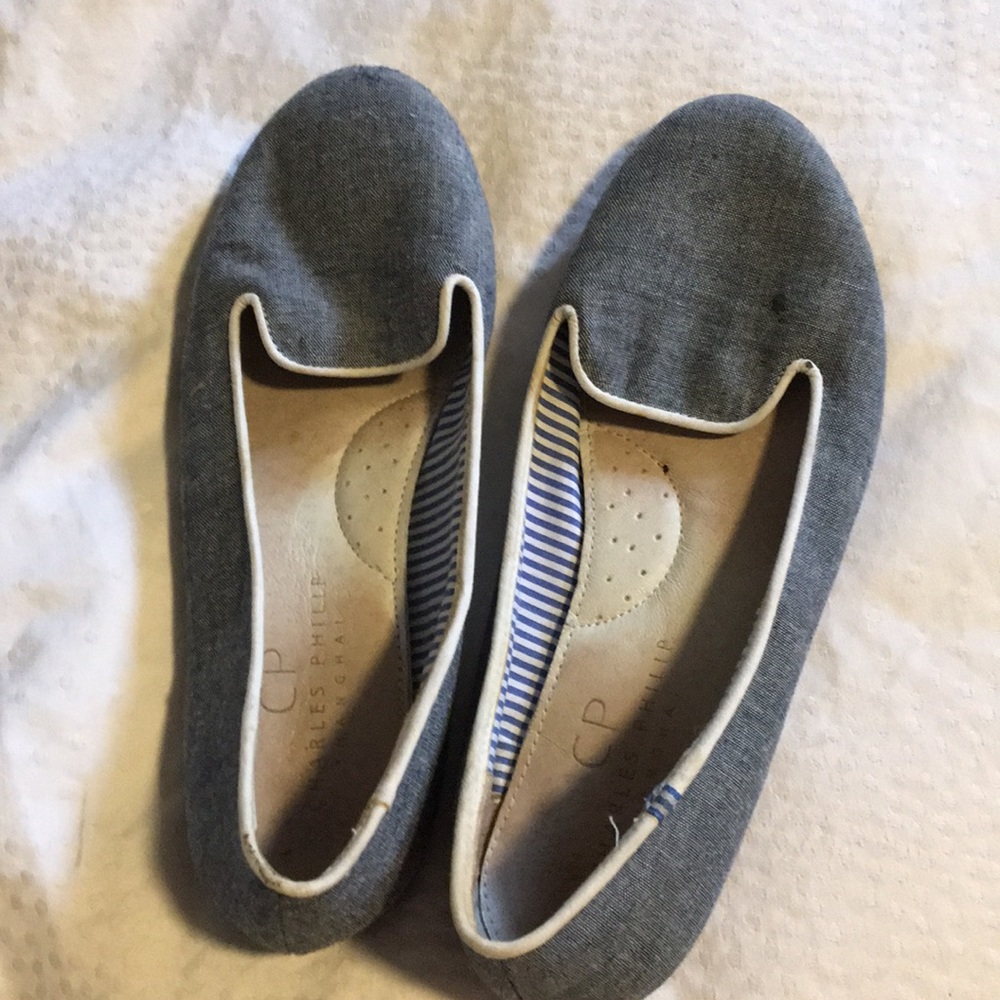 Charles Phillip 6.5 denim shoes